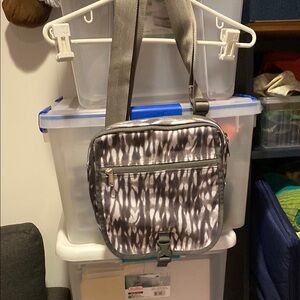 Stylish Gray Patterned Men's Bag